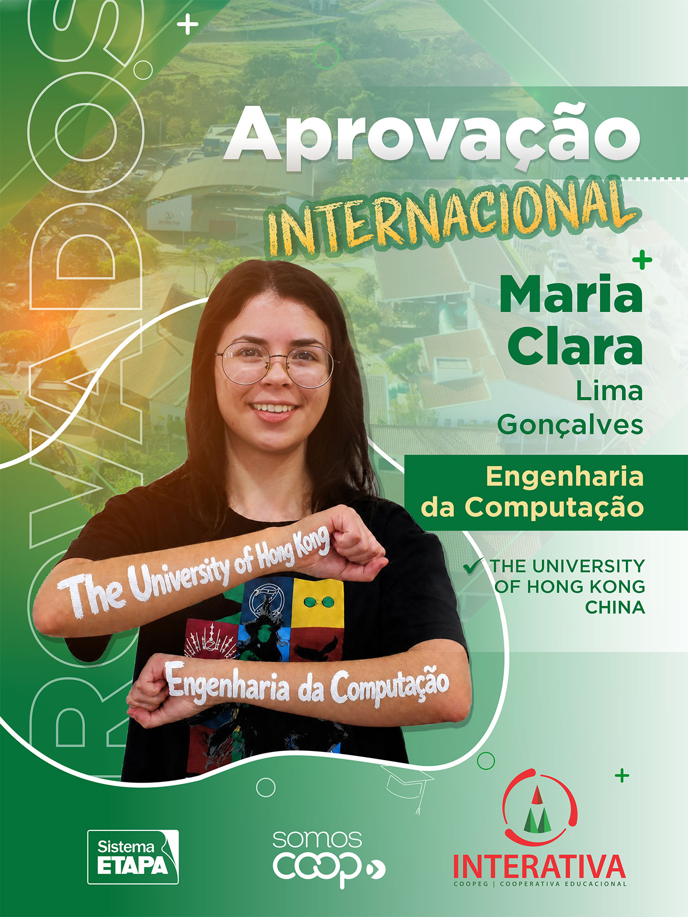 Aprovação Internacional – The University of Hong Kong
